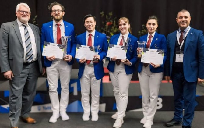 Азербайджанский рефери получила награду в Эстонии