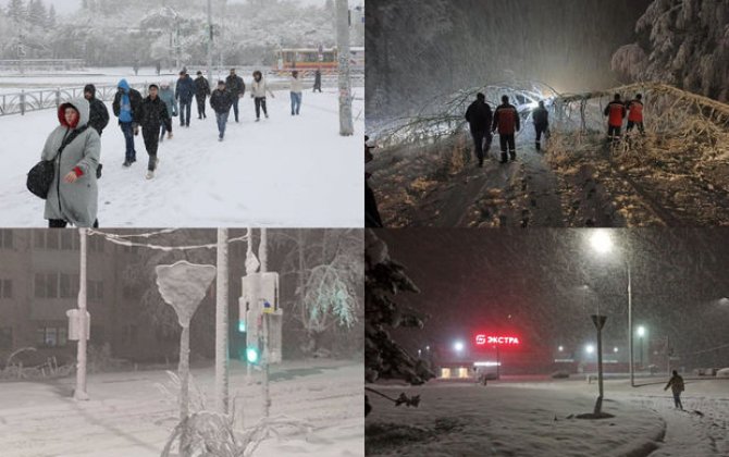 Несколько городов в России накрыл мощный снегопад - ФОТО/ВИДЕО