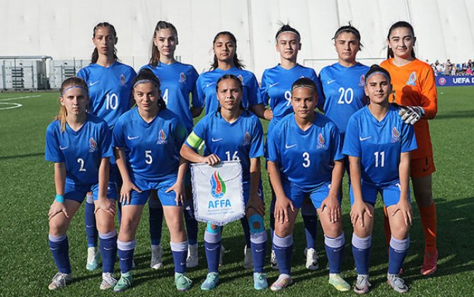 Азербайджанская женская сборная по футболу U-17 сыграет последний матч в Турнире развития УЕФА