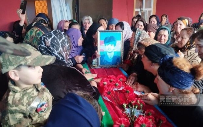 В Хачмазе прошла церемония прощания с шехидом первой Карабахской войны - ФОТО