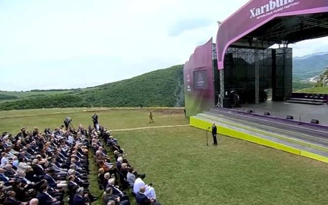 İlham Əliyevin “Xarıbülbül” Festivalının açılışındakı çıxışının tam mətni - YENİLƏNİB + FOTO/VİDEO