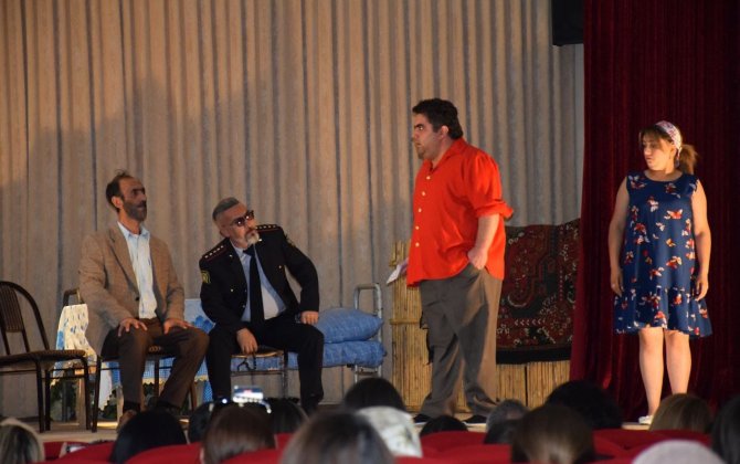 Mingəçevir Dövlət Dram Teatrı qastrol səfərdən qayıdıb - FOTO