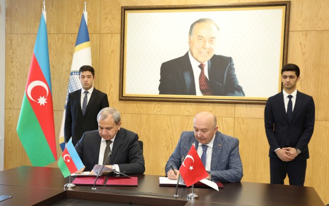 BDU ilə Türkiyənin Kahramanmaraş Sütcü İmam Universiteti arasında anlaşma memorandumu imzalandı - FOTO
