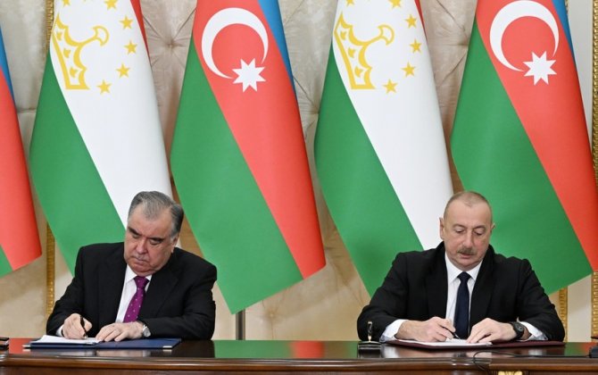 Azərbaycan-Tacikistan sənədləri imzalandı - YENİLƏNİB + FOTO