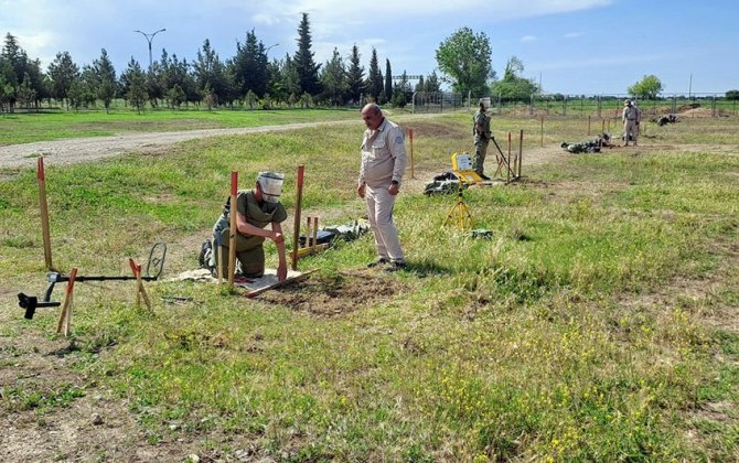 Mühəndis bölmələrinin döyüş hazırlığı məşq etdirilib