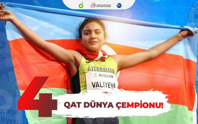 Para-atletimiz 4-cü dəfə dünya çempionu oldu