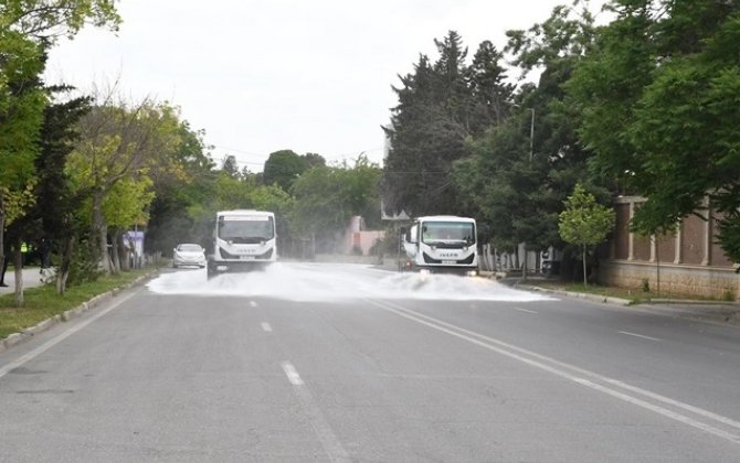 Ümumşəhər iməciliyi keçirildi, paytaxtın 500-dən çox küçəsi yuyuldu - FOTO