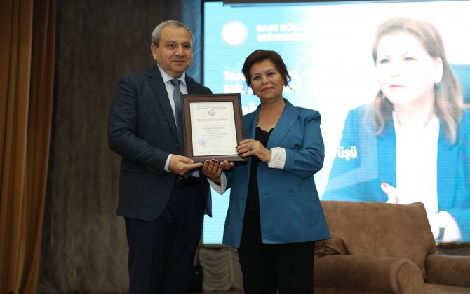 BDU-da tanınmış alim, şair, professor Mahirə Nağıqızı ilə görüş keçirilib - FOTOLAR