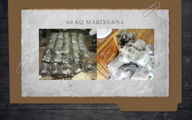 Ölkəyə 60 kiloqram narkotik maddə gətirən narkokuryerlər saxlanıldı - FOTO/VİDEO