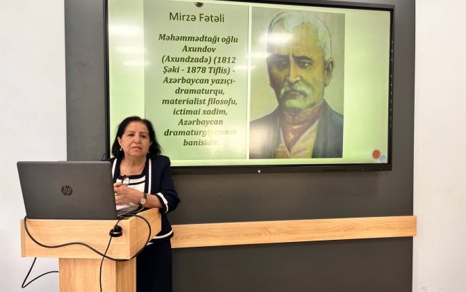 BDU-da elmi seminar: “Mirzə Fətəli Axundzadə irsinin biblioqrafik tədqiqi” - FOTO