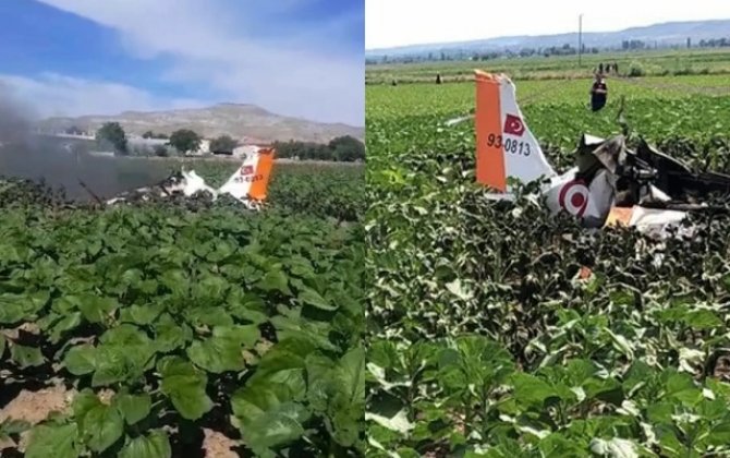 Türkiyədə hərbi təyyarə qəzaya uğradı: İki pilot şəhid oldu - FOTO