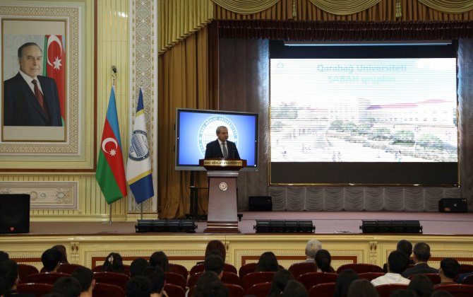 BDU-da Qarabağ Universitetinin SABAH qruplarına qəbulla əlaqədar infosessiya - FOTO