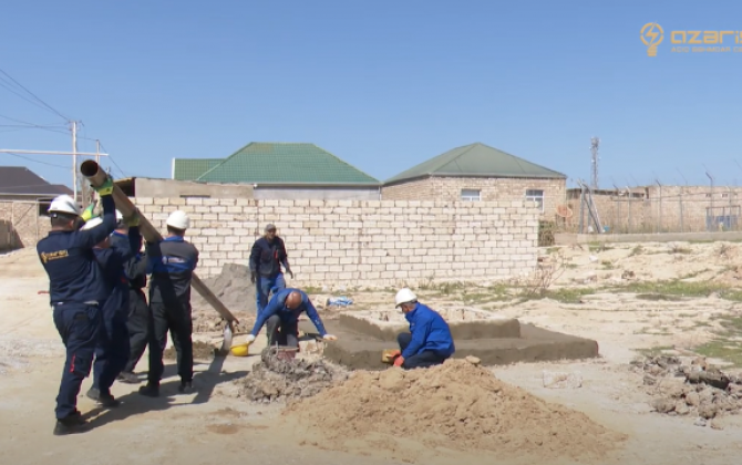 “Azərişıq” paytaxtda və qəsəbələrdə yenidənqurma işlərini davam etdirir - VİDEO