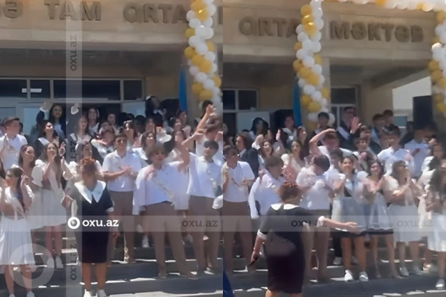 В Самухском районе директор школы спела вместе с учениками песню, прославляющую 
