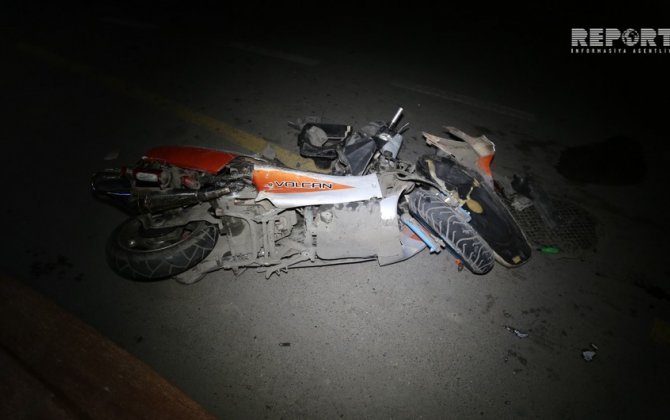 В Баку 20-летний мотоциклист пострадал в ДТП