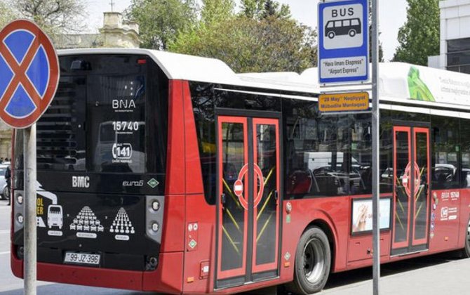 “28 May”da avtobusların hərəkət sxemləri dəyişdirildi - FOTO