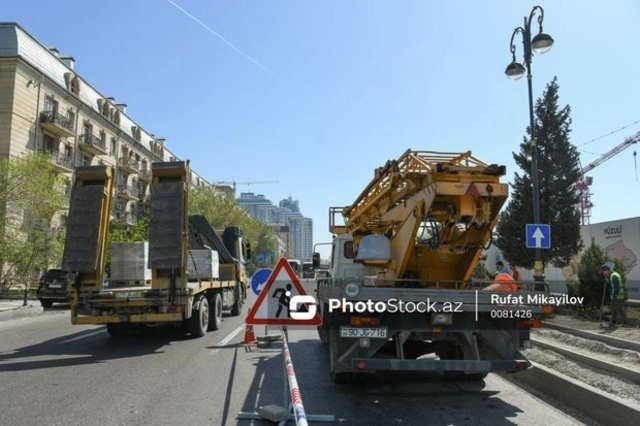На одной из центральных улиц Баку будет ограничено движение