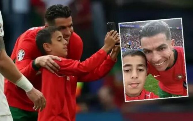 Ronaldo ilə şəkil çəkdirən uşağın atası DANIŞDI: 