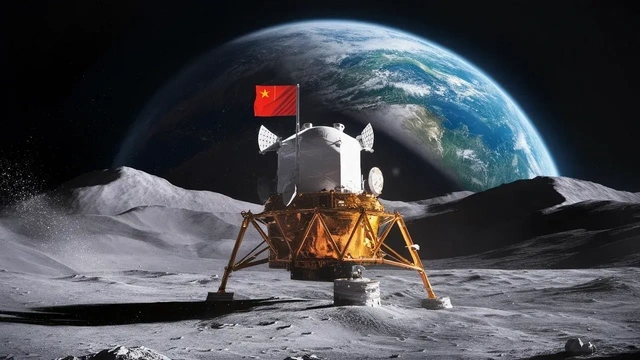 Китайский зонд впервые в истории доставил на Землю образцы грунта с обратной стороны Луны-ВИДЕО