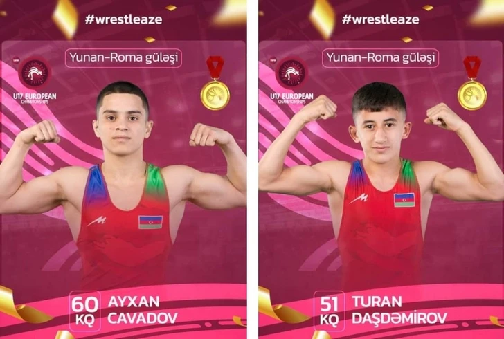 Два азербайджанских борца стали чемпионами Европы