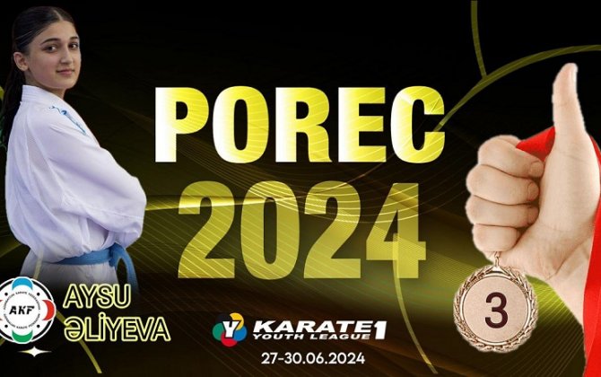 Aysu Əliyeva Xorvatiyada bürünc medal qazandı - FOTO