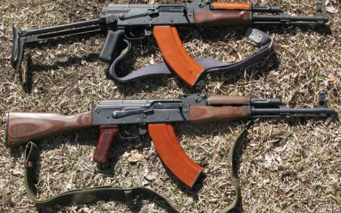 В Ханкенди обнаружены 26 автоматов, 3 пулемета, 1 пистолет