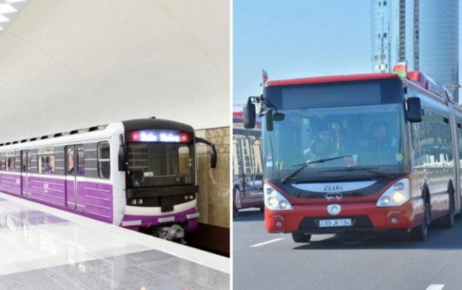 Avtobus və metroda sərnişindaşımanın qiyməti DƏYİŞDİ