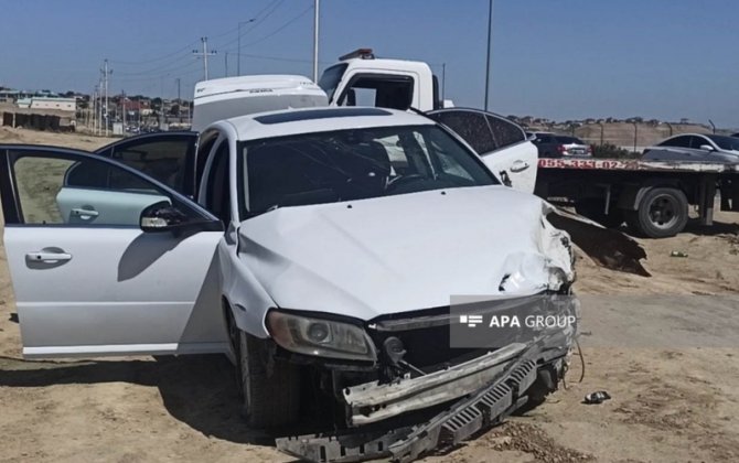 Abşeronda zəncirvari QƏZA: Yaralılar var - FOTO