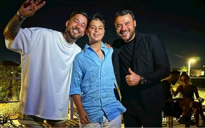 Emin oğlu ilə konsertdə — FOTO