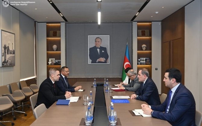 Джейхун Байрамов принял главу миссии Международной организации по миграции в Азербайджане