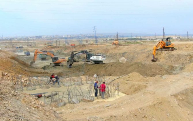 Продолжается строительство автодороги Беюкшор-Пиршаги- (видео)