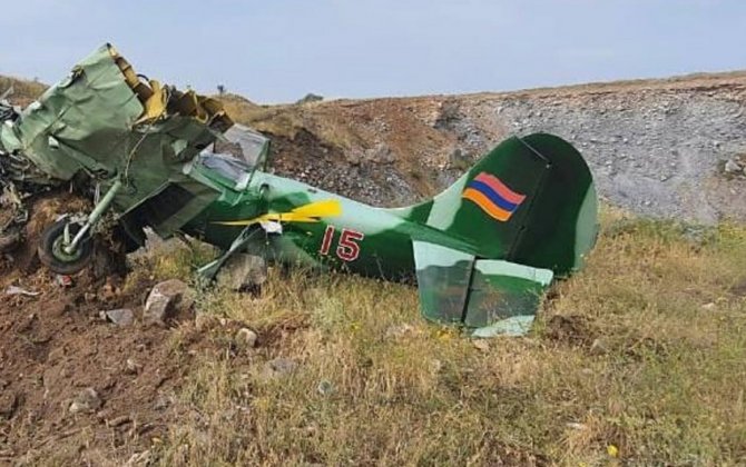 Ermənistanda “An-2” təyyarəsi qəzaya uğrayıb, 2 nəfər ölüb