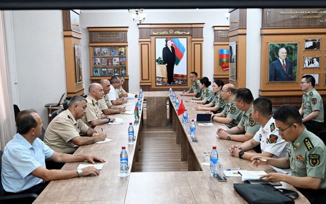 Azərbaycan və Çin arasında hərbi təhsil sahəsində əməkdaşlıq müzakirə edildi - FOTO