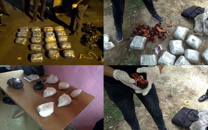 DİN əməliyyat keçirdi: 70 kiloqram narkotik dövriyyədən çıxarıldı - FOTO/VİDEO