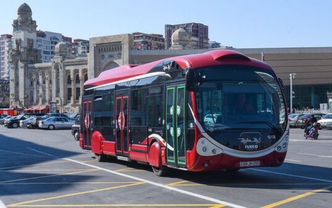 В Баку изменен номер одной из маршрутных линий