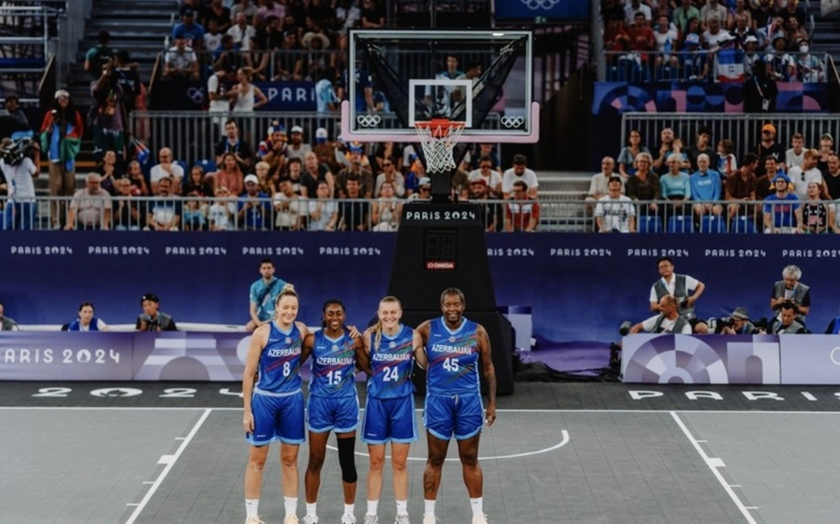 Париж-2024: женская сборная Азербайджана по баскетболу 3х3 обыграла команду США
