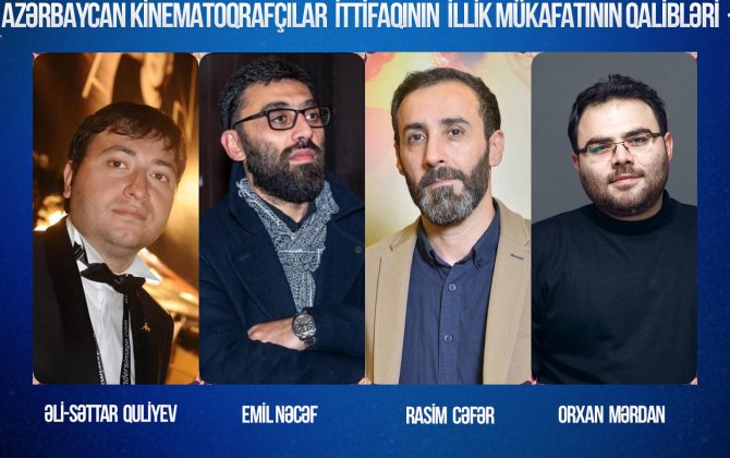 Azərbaycan Kinematoqrafçılar İttifaqı “Kino günü” ənənəvi mükafatının qaliblərini açıqladı