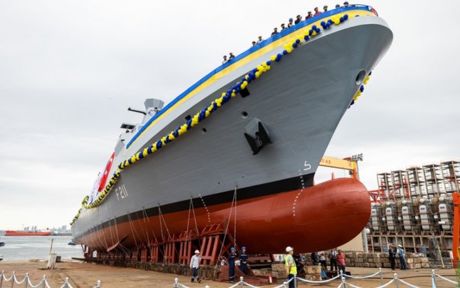 В Турции построили еще один корабль для ВМС Украины-(фото)