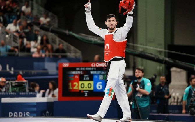 Paris-2024: Qaşım Maqomedov 1/4 finalda - FOTO