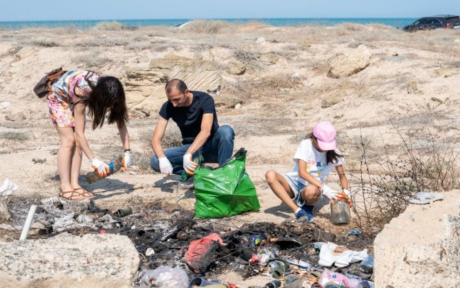 “12 avqust-Xəzər günü” ilə əlaqədar təmizlik aksiyası keçirildi - FOTO