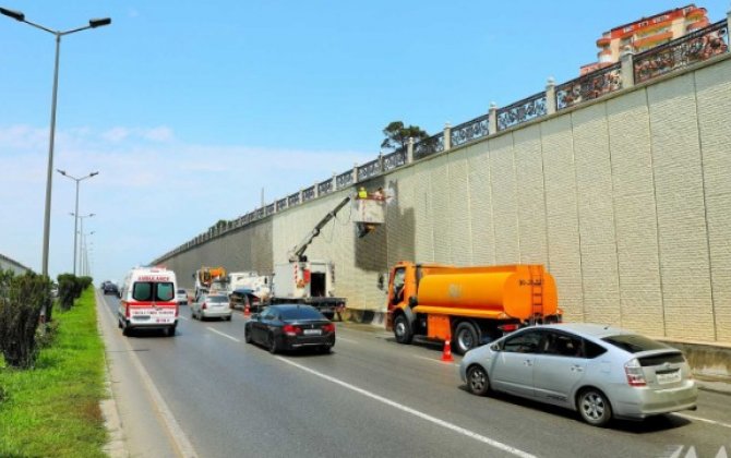 Tunellərin və tuneldaxili yol elementlərinin təmizlənməsi işləri aparılır - VİDEO