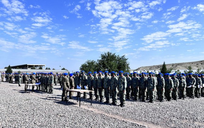 Komandoların buraxılış mərasimi keçirildi - FOTO