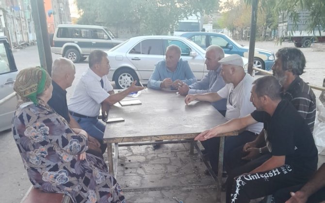 Nəsiman Yaqublu Sumqayıtda Qubadlı seçiciləri ilə görüş keçirib - FOTO