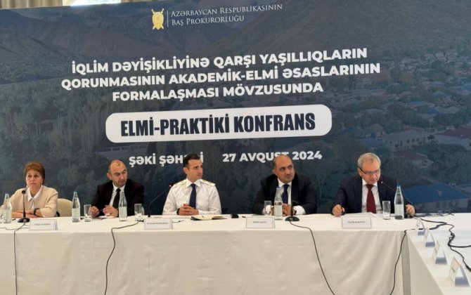 Elçin Babayev: “Ekoloji problemlərin həllində milli və beynəlxalq səviyyədə əməkdaşlıq olduqca zəruridir” - FOTO