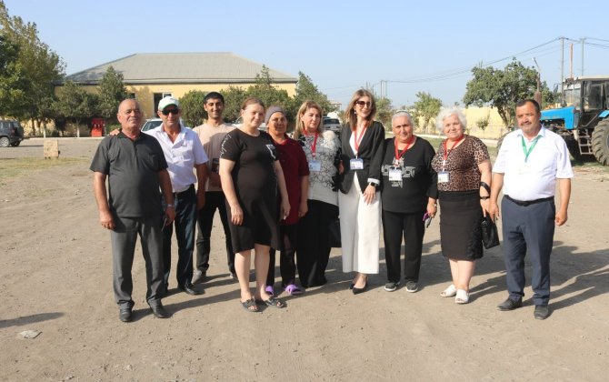 Günay Ağamalı  “Azərpambıq” istehsalı və tədarükü məntəqəsində çalışan seçicilərlə görüşdü – FOTO/VİDEO