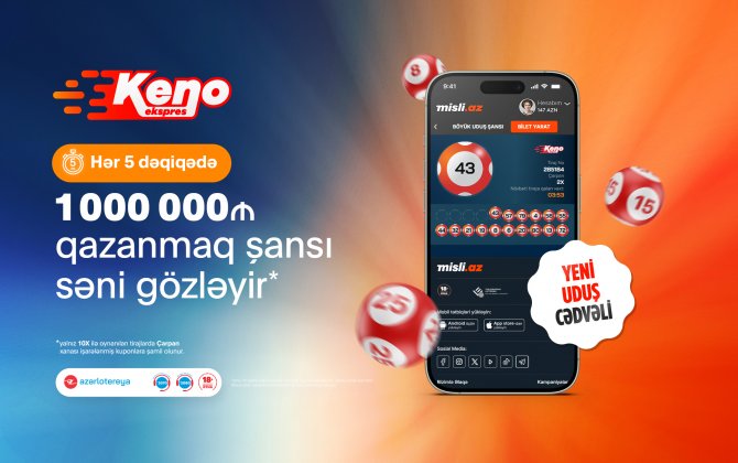 “Ekspress Keno” ilə arzulara aparan şans səyahəti