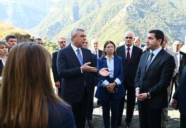 Samir Nuriyev Kəlbəcərdə məmurlara tapşırıqlar verdi - FOTO