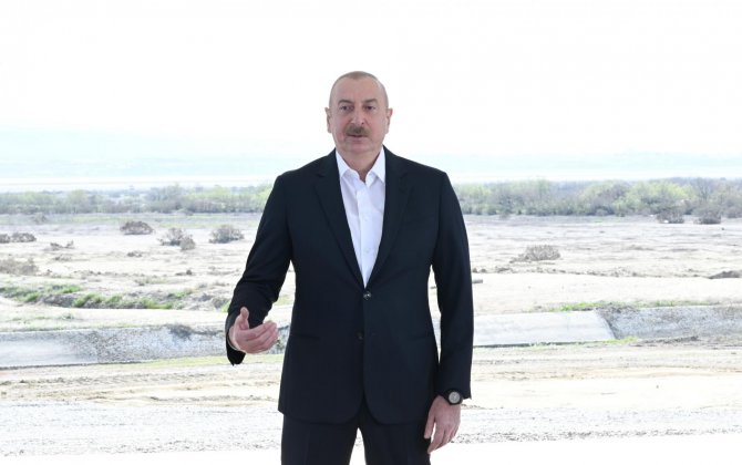 İlham Əliyev Cəbrayılda tam orta məktəbin binasının açılışında iştirak etdi