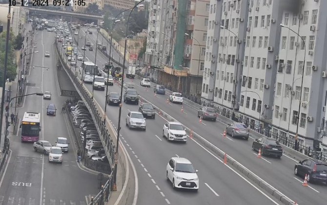 Bakının bu yollarında təmir gedir