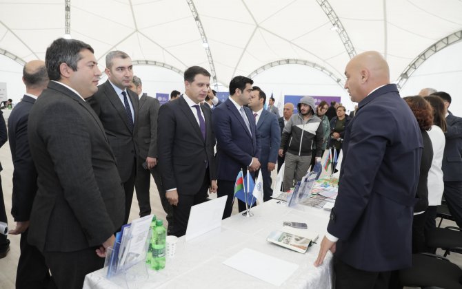 Laçında keçirilən əmək yarmarkasında 250-dən çox vakansiya təqdim edildi - FOTO